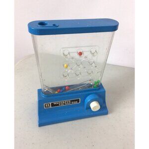 Vintage Tomy Waterful Tic Tac Toe Handheld Game 1976